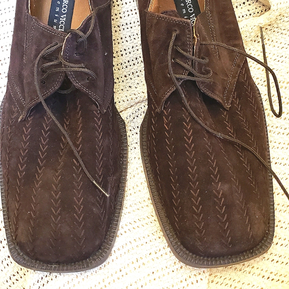 Marco Vicci brown suede shoes